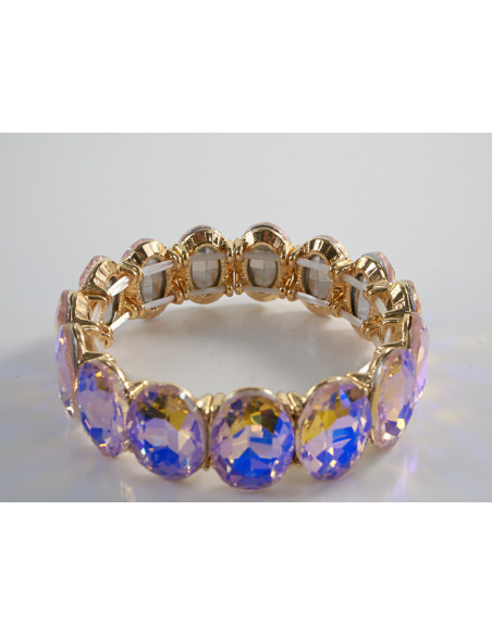 Bransoletka Kryształowa na rękę KRYSZTAŁY Lolita Accessories CRYSTAL AB