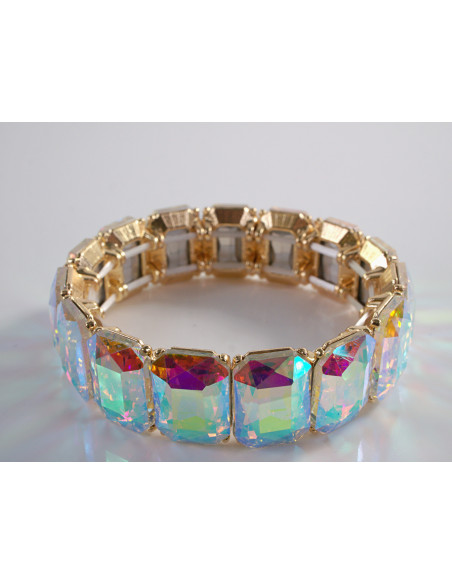 Bransoletka Kryształowa na rękę KRYSZTAŁY Lolita Accessories CRYSTAL AB