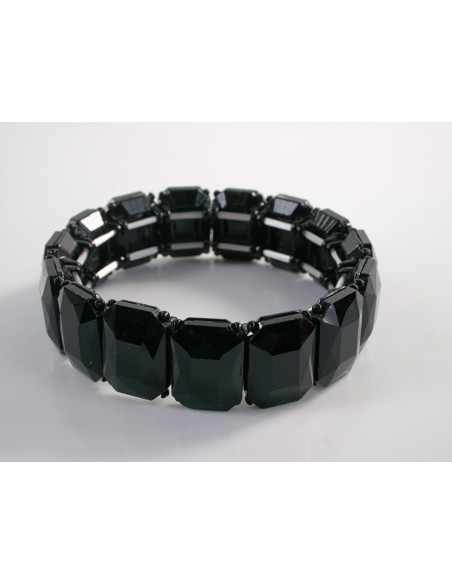 Bransoletka Kryształowa na rękę KRYSZTAŁY Lolita Accessories CZARNY