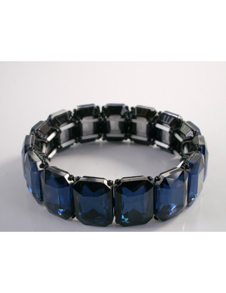 Bransoletka Kryształowa na rękę KRYSZTAŁY Lolita Accessories GRANATOWY