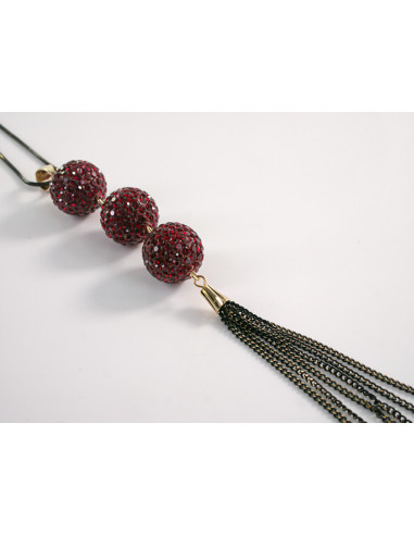 NASZYJNIK DŁUGI WISIOR  MEDALION Lolita...