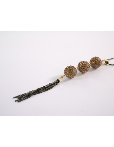 NASZYJNIK DŁUGI WISIOR  MEDALION Lolita...