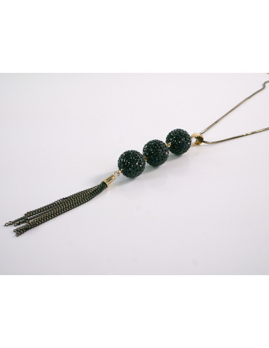 NASZYJNIK DŁUGI WISIOR  MEDALION Lolita...