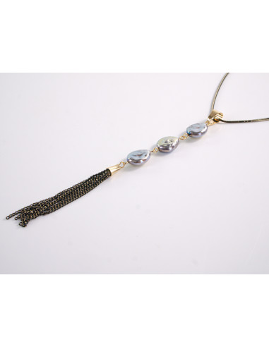 NASZYJNIK DŁUGI WISIOR  MEDALION Lolita...