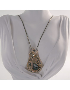 NASZYJNIK DŁUGI WISIOR MEDALION Lolita Akcesoria...