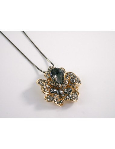 NASZYJNIK DŁUGI WISIOR MEDALION Lolita...