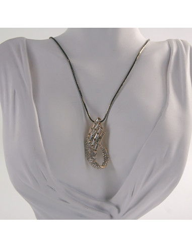 NASZYJNIK DŁUGI WISIOR MEDALION Lolita...