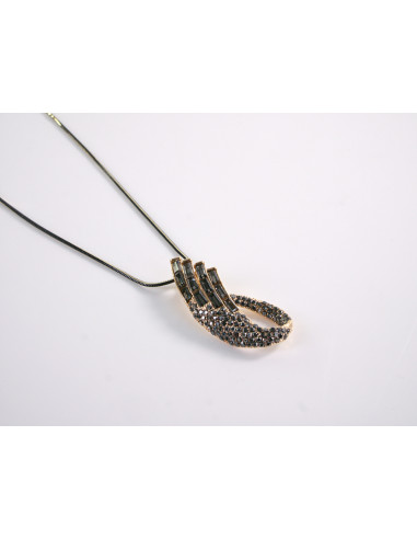 NASZYJNIK DŁUGI WISIOR MEDALION Lolita...