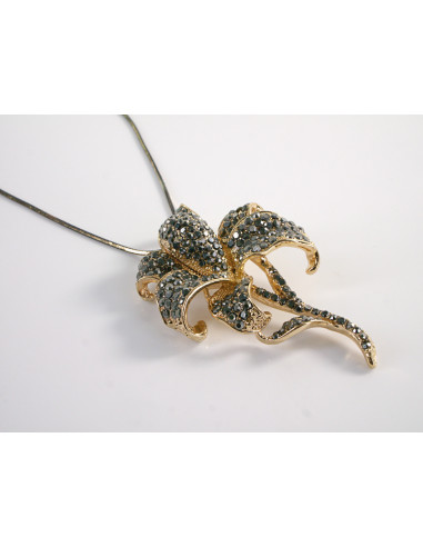 NASZYJNIK DŁUGI WISIOR MEDALION Lolita...