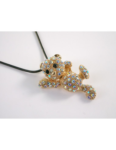 NASZYJNIK DŁUGI WISIOR MEDALION Lolita...