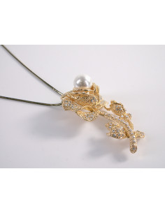 NASZYJNIK DŁUGI WISIOR MEDALION Lolita Akcesoria ZŁOTY... 2