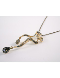 NASZYJNIK DŁUGI WISIOR MEDALION Lolita Akcesoria...