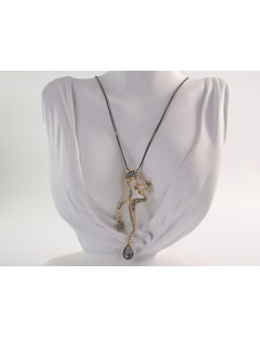 NASZYJNIK DŁUGI WISIOR MEDALION Lolita Akcesoria... 2