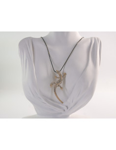 NASZYJNIK DŁUGI WISIOR MEDALION Lolita Akcesoria ZŁOTA... 2