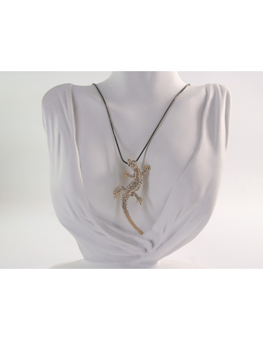 NASZYJNIK DŁUGI WISIOR MEDALION Lolita...