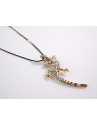 NASZYJNIK DŁUGI WISIOR MEDALION Lolita...