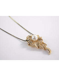 NASZYJNIK DŁUGI WISIOR MEDALION Lolita Akcesoria ZŁOTY...