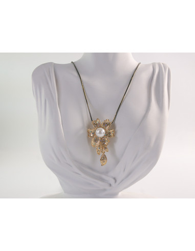 NASZYJNIK DŁUGI WISIOR MEDALION Lolita...