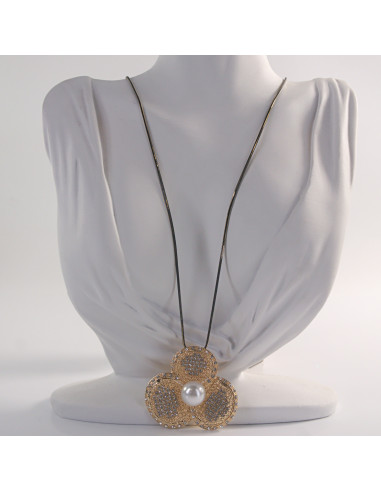 NASZYJNIK DŁUGI WISIOR MEDALION Lolita...