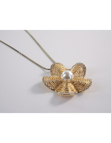 NASZYJNIK DŁUGI WISIOR MEDALION Lolita...