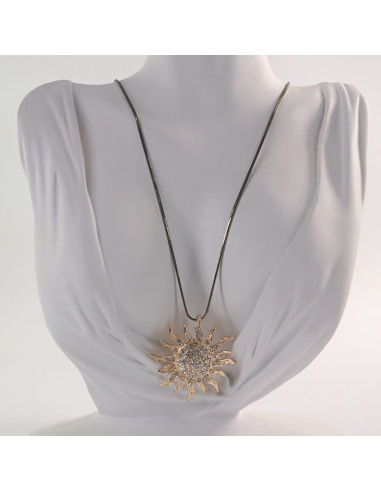 NASZYJNIK DŁUGI WISIOR MEDALION Lolita...