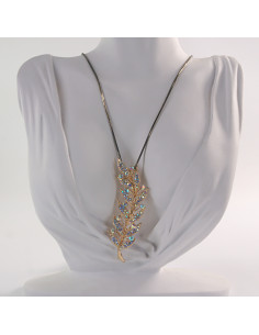 NASZYJNIK DŁUGI WISIOR MEDALION Lolita Akcesoria ZŁOTY... 2