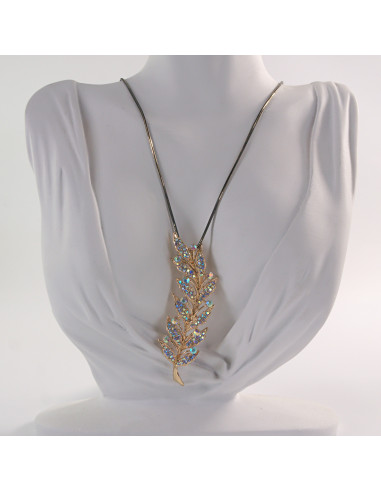 NASZYJNIK DŁUGI WISIOR MEDALION Lolita...