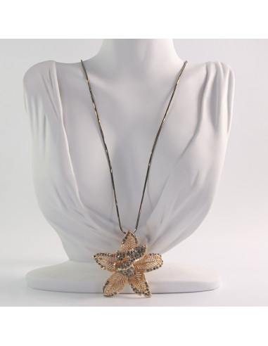 NASZYJNIK DŁUGI WISIOR MEDALION Lolita...