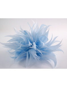 KWIAT Z PIÓR BROSZKA PRZYPINKA LOLITA AKCESORIA 14 cm...