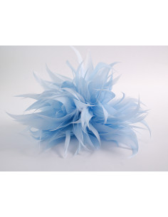 KWIAT Z PIÓR BROSZKA PRZYPINKA LOLITA AKCESORIA 14 cm... 2