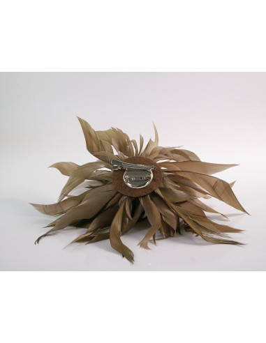 KWIAT Z PIÓR BROSZKA PRZYPINKA LOLITA AKCESORIA...