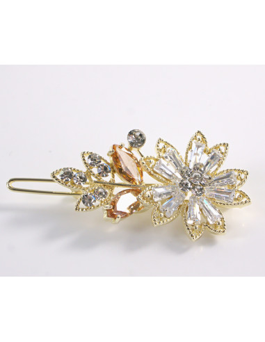 SPINKA  do włosów KWIATEK KWIAT Z KRYSZTAŁKAMI...