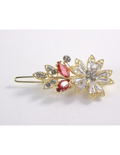 SPINKA  do włosów KWIATEK KWIAT Z KRYSZTAŁKAMI  Lolita...