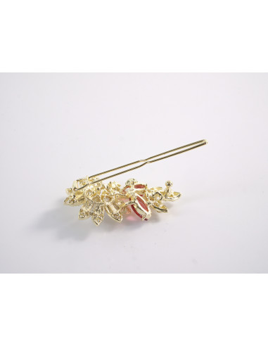 SPINKA  do włosów KWIATEK KWIAT Z KRYSZTAŁKAMI...