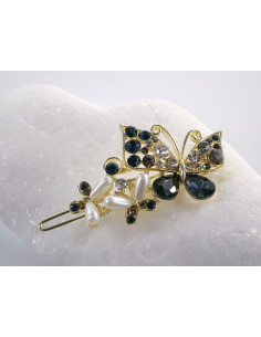 SPINKA  do włosów MOTYL MOTYLEK  Z KRYSZTAŁKAMI  Lolita... 2