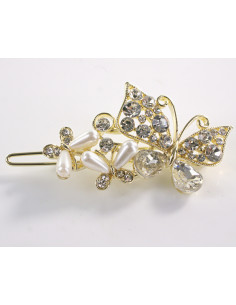 SPINKA  do włosów MOTYL MOTYLEK  Z KRYSZTAŁKAMI  Lolita...