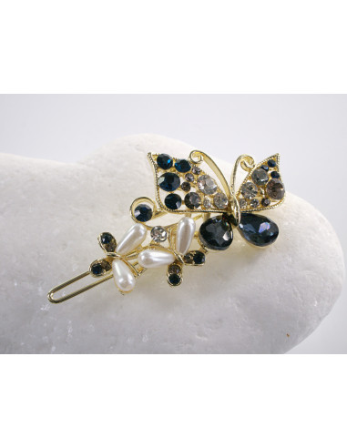 SPINKA  do włosów MOTYL MOTYLEK  Z KRYSZTAŁKAMI...