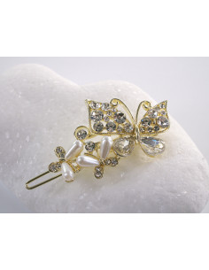 SPINKA  do włosów MOTYL MOTYLEK  Z KRYSZTAŁKAMI  Lolita... 2