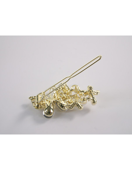 SPINKA  do włosów MOTYL MOTYLEK  Z KRYSZTAŁKAMI  Lolita Akcesoria CRYSTAL