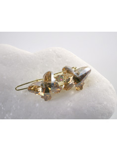 SPINKA  do włosów MOTYL MOTYLEK Lolita Akcesoria ZŁOTE... 2