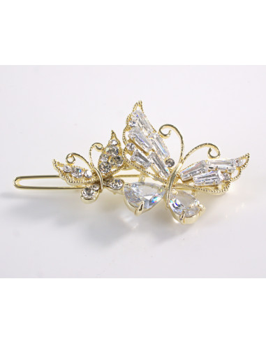 SPINKA  do włosów MOTYL MOTYLEK  Z KRYSZTAŁKAMI...