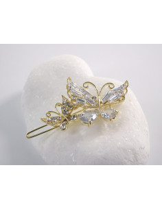 SPINKA  do włosów MOTYL MOTYLEK  Z KRYSZTAŁKAMI  Lolita... 2