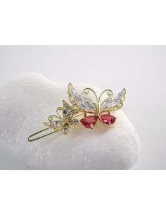 SPINKA  do włosów MOTYL MOTYLEK  Z KRYSZTAŁKAMI  Lolita... 2