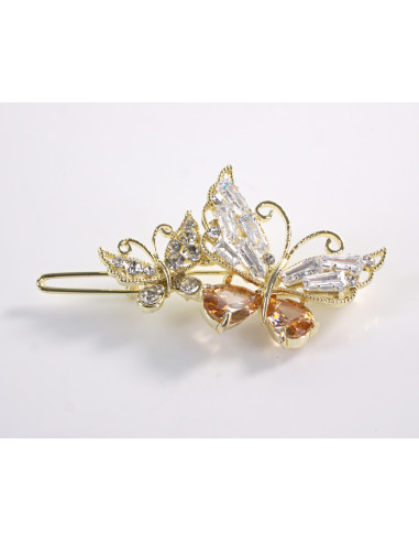 SPINKA  do włosów MOTYL MOTYLEK  Z KRYSZTAŁKAMI...