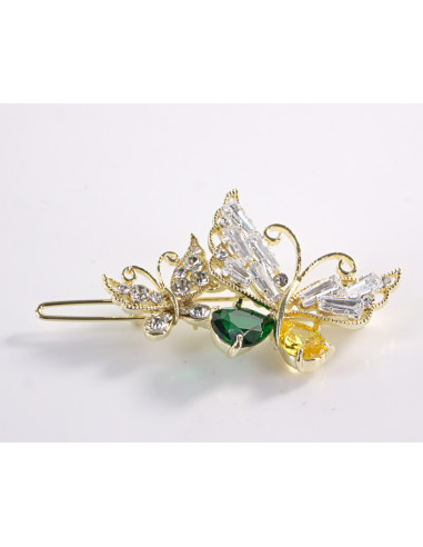 SPINKA  do włosów MOTYL MOTYLEK  Z KRYSZTAŁKAMI...