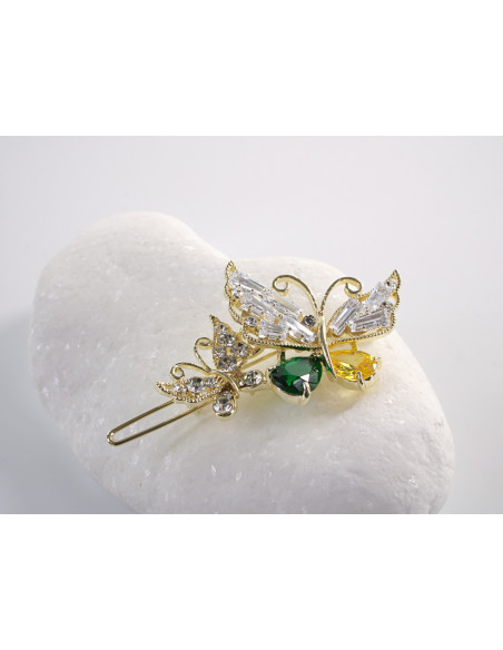 SPINKA  do włosów MOTYL MOTYLEK  Z KRYSZTAŁKAMI  Lolita Akcesoria KOLORY