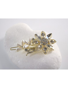 SPINKA  do włosów KWIATEK KWIAT Z KRYSZTAŁKAMI  Lolita... 2