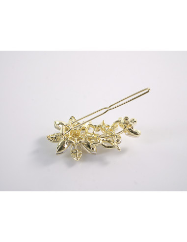 SPINKA  do włosów KWIATEK KWIAT Z KRYSZTAŁKAMI...