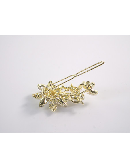 SPINKA  do włosów KWIATEK KWIAT Z KRYSZTAŁKAMI  Lolita Akcesoria CRYSTAL