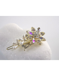 SPINKA  do włosów KWIATEK KWIAT Z KRYSZTAŁKAMI  Lolita... 2